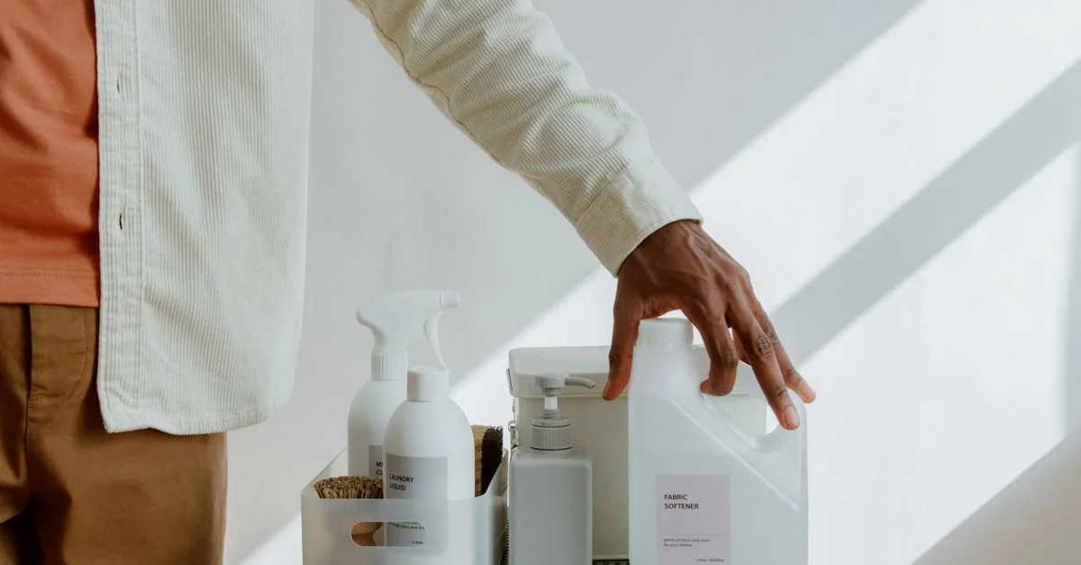 detergent bottle cleaning stain fabric