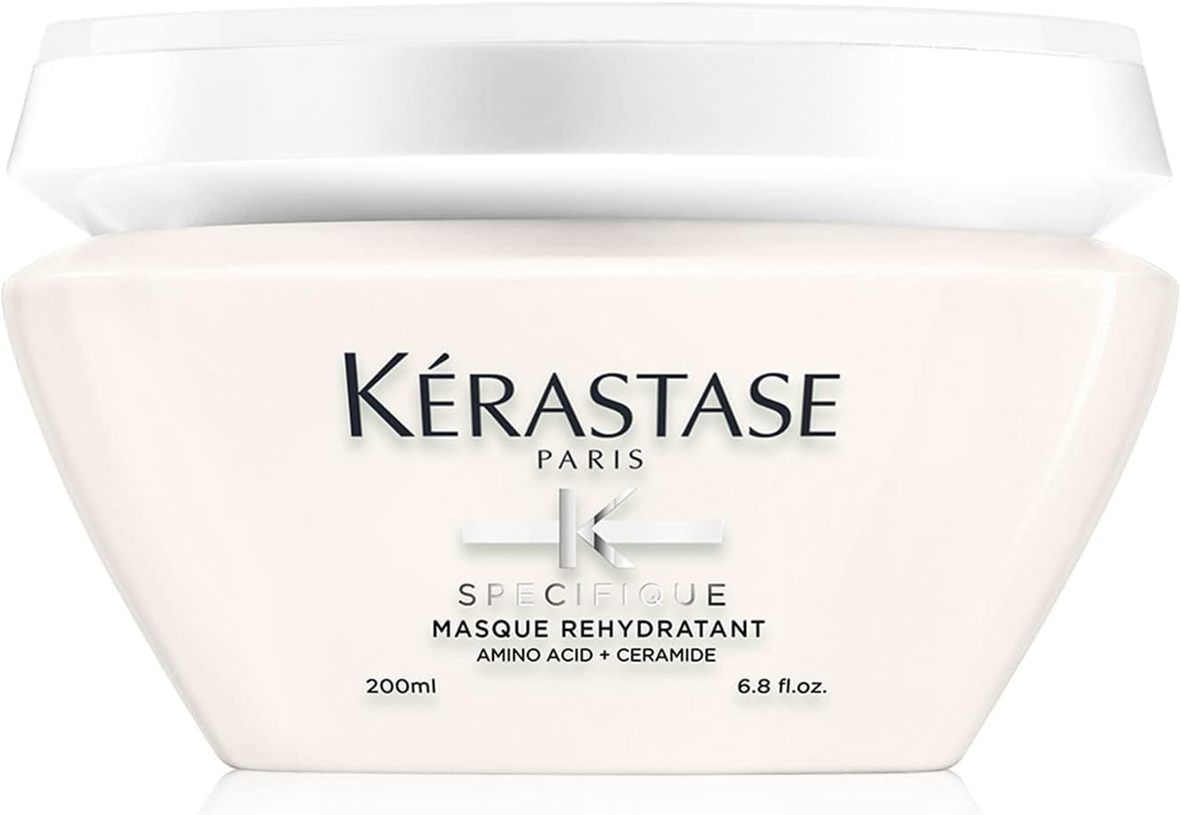 Kérastase Máscara Specifique Masque Réhydratant, Cabelos sensibilizados, Hidratação, Aminoácido, Ceramidas, 200 ml