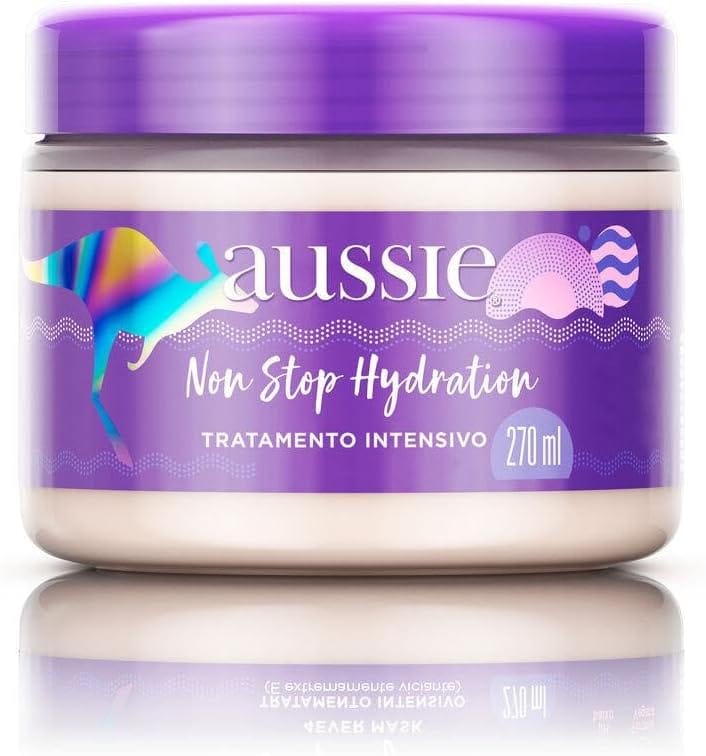 Máscara Capilar Aussie Non Stop Hydration 4EVER MASK Hidratação Duradoura, 270 ml